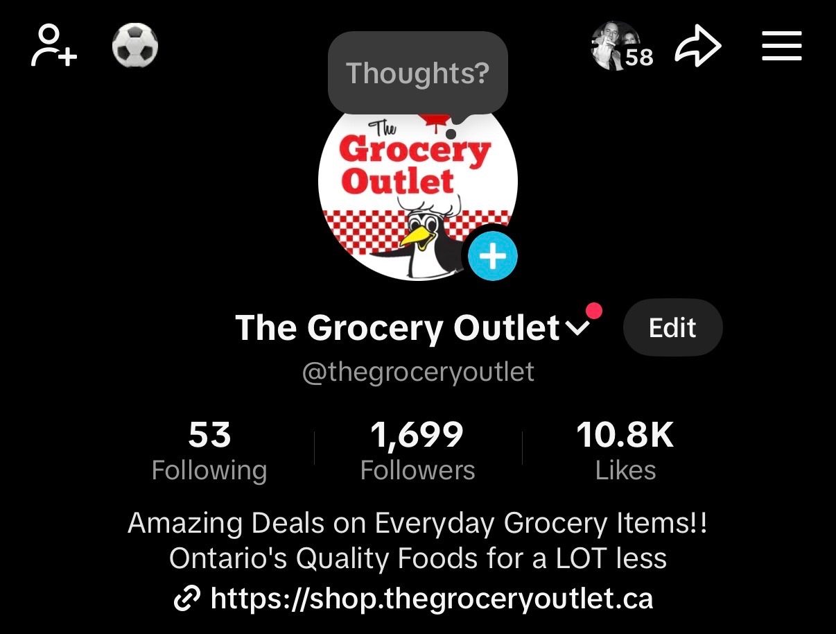 The Grocery Outlet on TikTok